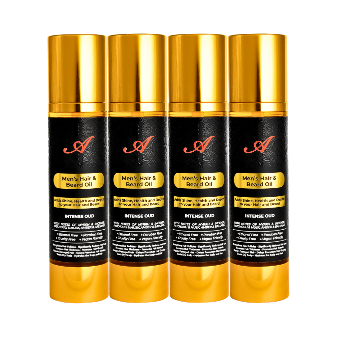 Men's Hair & Beard Oil infused with Intense Oud