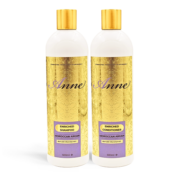 Anne R Shampoo Argan Enriched Nourishing Shampoo & Conditioner – Anne Beauty