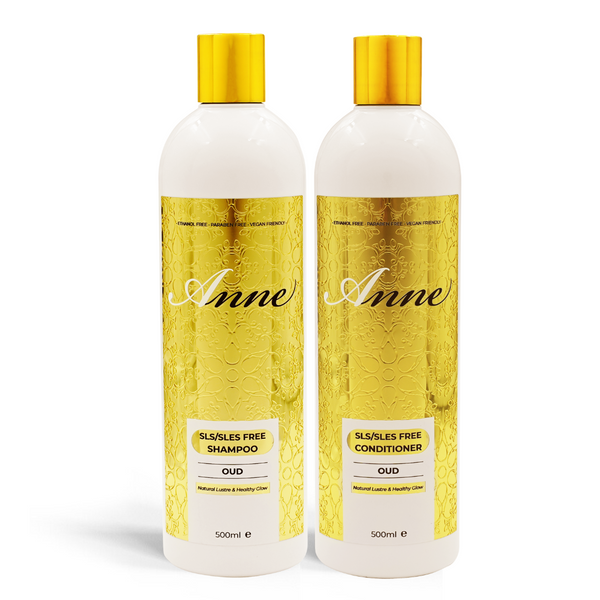 Anne R Shampoo Anne's SLS/SLES Free Luxury Oud Shampoo & Conditioner – Anne Beauty