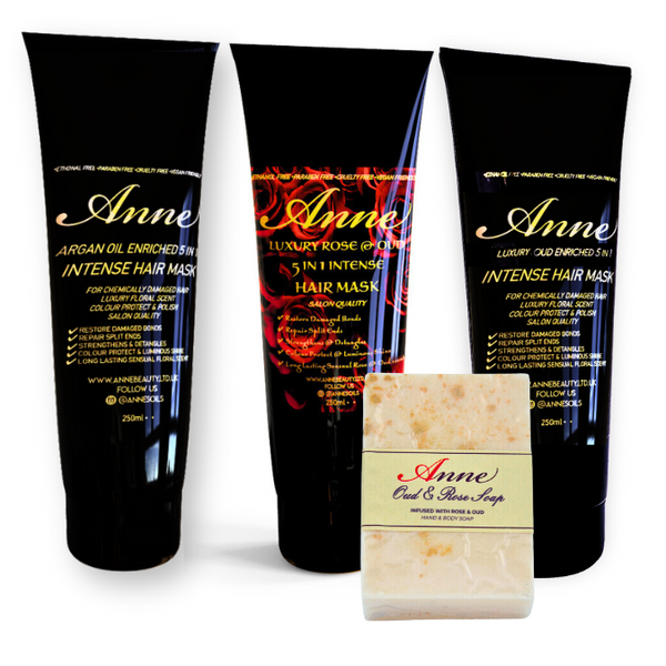 ANNE’S LUXURY HAIR MASK TRIO